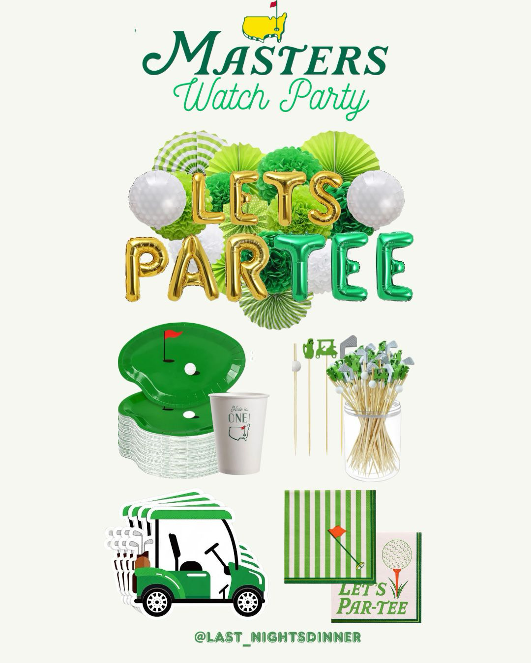 The Masters Watch Party Edit